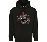 We Will Rock Voi Rock Paese Punk Chitarra Bambini Felpa con Cappuccio