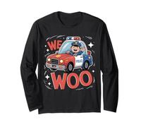 We Woo Police Car Kids Maglia a Manica