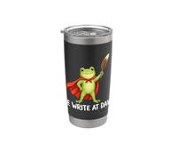 We Write At Dawn Frog Bicchiere termico in acciaio inox doppia parete