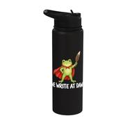 We Write At Dawn Frog Stainless Steel Insulated Water Bottle