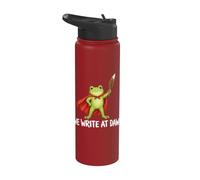 We Write At Dawn Frog Stainless Steel Insulated Water Bottle