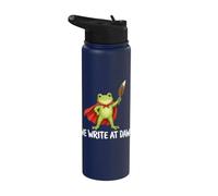 We Write At Dawn Frog Stainless Steel Insulated Water Bottle
