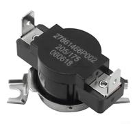 WE04X25198 - Termostato di ricambio per asciugatrici GE, kit interruttore di sicurezza ad alto limite, dispositivo di controllo della temperatura preciso, adatto ai modelli GTD65EBPL1DG, 4,1 x 2,2 cm