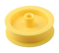 WE12X83 Puleggia folle per asciugatrice per elettrodomesticiPuleggia di ricambio in plastica compatibile con modelli di asciugatrice selezionati, giallo