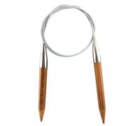 Weabetfu Bamboo circular Knitting Needle 32-inch Length for Handmade creative DIY and Any Weave Yarn Projects US Size 15(10mm)