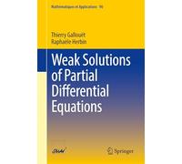 Weak Solutions of Partial Differential Equations: 90