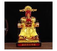 Wealth Prosperity Statue Chinese Feng Shui Buddha Statue 15" Resin Collectibles and Figurines Spiritual Living Room Decor Your Home or Office Feng Shui Decoration