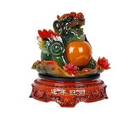 Wealth Prosperity Statue Retro Style Rotatable Lucky P Ornaments to Ward Off Evil Spirits and Feng Shui P Ornaments Living Room Office Desktop Decorations Opening Gifts Feng Shui Statues