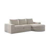 WEALTHOUSE Divano modulare con sedile reclinabile in morbida ciniglia - Design curvo con elementi combinati - Schiuma Slow Rebound di alta qualità con doppio cuscino - Combinazione modulo libera