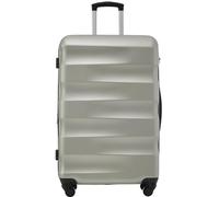 WEALTHOUSE Set di valigie con guscio rigido, lucchetto a combinazione TSA, ruote a 360 gradi, manico telescopico in alluminio, estensibile, cinghie incrociate, scomparto interno in rete, cinghie di