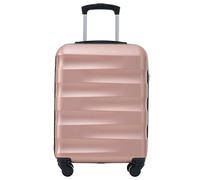 WEALTHOUSE Set di valigie con guscio rigido, lucchetto a combinazione TSA, ruote a 360 gradi, manico telescopico in alluminio, estensibile, cinghie incrociate, scomparto interno in rete, cinghie di