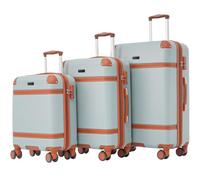 WEALTHOUSE Set di valigie da viaggio con valigia, trolley, cinghia di tensione, sistema bagagli TSA, blocco di sicurezza in alluminio, estrattore telescopico, scomparti divisori, rinforzo, guida