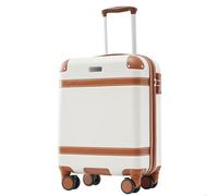 WEALTHOUSE Set di valigie da viaggio con valigia, trolley, cinghia di tensione, sistema bagagli TSA, blocco di sicurezza in alluminio, estrattore telescopico, scomparti divisori, rinforzo, guida