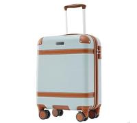 WEALTHOUSE Set di valigie da viaggio con valigia, trolley, cinghia di tensione, sistema bagagli TSA, blocco di sicurezza in alluminio, estrattore telescopico, scomparti divisori, rinforzo, guida