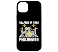 Weapons of Mass Percussion Drum Kit Vintage Music Custodia per iPhone 14 Plus