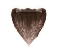 Wear and Go Parrucca Topper Frontale for Capelli Umani con Attaccatura Dei In Pizzo 13×2" Estensione Regolabile, Toppa Invisibile Sulla Fronte Da 14 Pollici(Dark Brown)