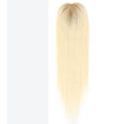 Wear and Go Topper For Capelli Umani Da 3x5 Pollici, Base Mono Con Clip For Parrucche, Ciocche Superiori For Posticci Di Copertura For Donne Diradate, 16 Pollici(T9-613)