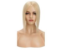 Wear and Go Topper for capelli veri da donna for capelli diradati, base in seta fatta a mano 10x12 cm Clip in toppers posticci(24,14 inch)