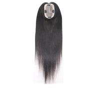 Wear and Go Toppers For Capelli Da Donna 16 Pollici, Veri Umani 3x5,5 Cuoio Capelluto, Parrucchino Dall'aspetto Naturale Con Clip, Aggiunge Volume E Copertura(Natural Black)