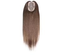 Wear and Go Toppers For Capelli Da Donna 16 Pollici, Veri Umani 3x5,5 Cuoio Capelluto, Parrucchino Dall'aspetto Naturale Con Clip, Aggiunge Volume E Copertura(Brown)