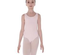 Wear Moi Etude Body da bambina in cotone ed elastan, Rosa danza, Age 12/14