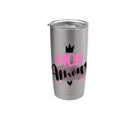 Wear Mon Amour Cool French Expression Citazioni Graphic Designs Bicchiere termico in acciaio inox doppia parete