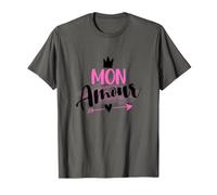 Wear Mon Amour Cool French Expression Citazioni Graphic Designs Maglietta