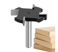 Wear-Resistant Surfacing Router Bit 1/4 Inch Shank Woodworking Planing Tool