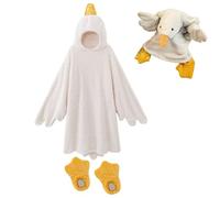 Wearable Blanket - Goose Design Blanket Sweatshirt, Oversized Hoodie with Soft Fabric, Sleeping Sweatshirt, Home Comfort Apparel, Lounge Wear for Home Living Room Bedroom Movie Night Party
