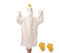 Wearable Blanket - Goose Design Blanket Sweatshirt, Oversized Hoodie with Soft Fabric, Sleeping Sweatshirt, Home Comfort Apparel, Lounge Wear for Home Living Room Bedroom Movie Night Party