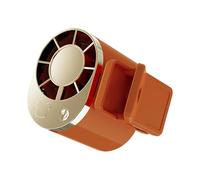 Wearable Breeze Fan Device, Compact Clamp Cooling System, Speed with Airflow Control, Battery Powered Ventilation Unit, Sleek Mountable Modern Style, Outdoor Commute for Office Use