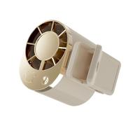 Wearable Breeze Fan Device, Compact Clamp Cooling System, Speed with Airflow Control, Battery Powered Ventilation Unit, Sleek Mountable Modern Style, Outdoor Commute for Office Use