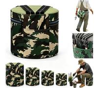 Wearable Garden Stool,Portable Wearable Gardening Stool，7.1in/18cm | Stool Anti-Collapse Epp Foam for Gardening,With Elastic Straps,Zippered Design,for Camping Farming and Outdoor Work
