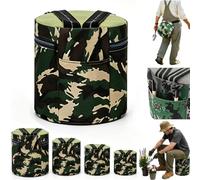 Wearable Garden Stool,Portable Wearable Gardening Stool，9.8in/25cm | Stool Anti-Collapse Epp Foam for Gardening,With Elastic Straps,Zippered Design,for Camping Farming and Outdoor Work
