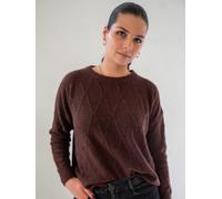 WEARABLE STORIES Pullover 'Manou' cioccolato Donna WEARABLE STORIES L