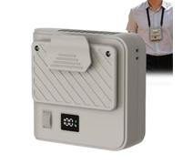 Wearable Waist Fan - Portable Adjustable Speeds, Personal Belt Fan, Lightweight Hands-Free Device | Summer Hiking Camping Fishing Sports, Gym Running Exercise Concert Cooling Accessory for Men Women