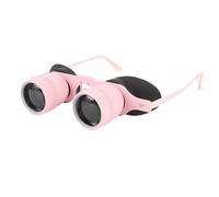 Wearble Binocular Glasses, HD 10x Ingrandimento Occhiali Pigri Binocoli, Telescopio a Pieghe Multiuso per Pesca, Birdwatching, Opera (rosa)