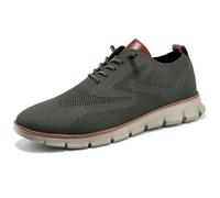Wearbreeze, Scarpe da ginnastica Oxford da uomo, casual, leggere, con lacci, per lavoro, viaggi e spostamenti quotidiani