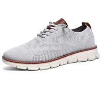 Wearbreeze Shoes for Men, Business Casual Oxford Sneakers Breathable Knit Mesh Upper for Stay Cool And Comfortable (Style_#03,EU_#44)