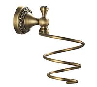 Weare Home Minimal rivestimento porta phon bronzo supporto per asciugacapelli, stile solido Rame con einschnitt montaggio a parete robusto accessori da bagno accessori da bagno decorazione