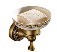 Weare Home - Portasapone Classico in Rame e Ceramica, per Cucina, con Rivestimento in Bronzo