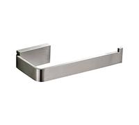 Weare Home, Supporto da parete per carta igienica, in acciaio inox spazzolato, colore argento