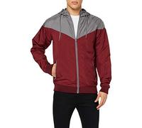 WeAre Team - Giacca a Vento da Uomo, Uomo, KJW20001071, Rosso/Grigio, S EU