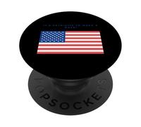 Wearing a Mask is Patriotic PopSockets PopGrip Adesivo