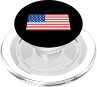 Wearing a Mask is Patriotic PopSockets PopGrip per MagSafe