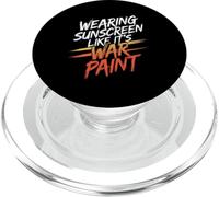 WEARING SUNSCREEN LIKE IT'S WAR PAINT PopSockets PopGrip per MagSafe