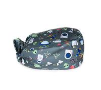 WEARK Cuffie/Berretto Chirurgiche Donna e Uomo Infirmieri Dentisti Medici Ospedale Pediatrica Sala Operatoria per Capelli Lunghi con Bottoni Laterali e Fascia Tergisudore - (Astronauti)