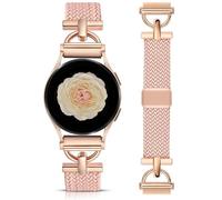 Wearlizer Cinturino magnetico intrecciato compatibile con Samsung Galaxy Watch 7/6/5/4/FE Active 2 40 mm 44 mm/Watch 6 4 Classic 43 mm/Watch 5 Pro 45 mm cinturini donne uomini, cinturino elastico in