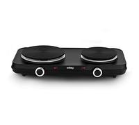 Fornello Elettrico PLW225 a 2 Piastre con Potenza 2250 W Colore Nero