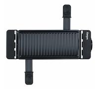 Weasy - Piastra grill e raclette TIK12, 2 in 1, per formaggio fuso e grill, antiaderente, collegabile con TAK12 e fino a 4 dispositivi, 2 padelline e 2 spatole in legno